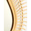 Beneduce Rattan Flat Wall Mirror
