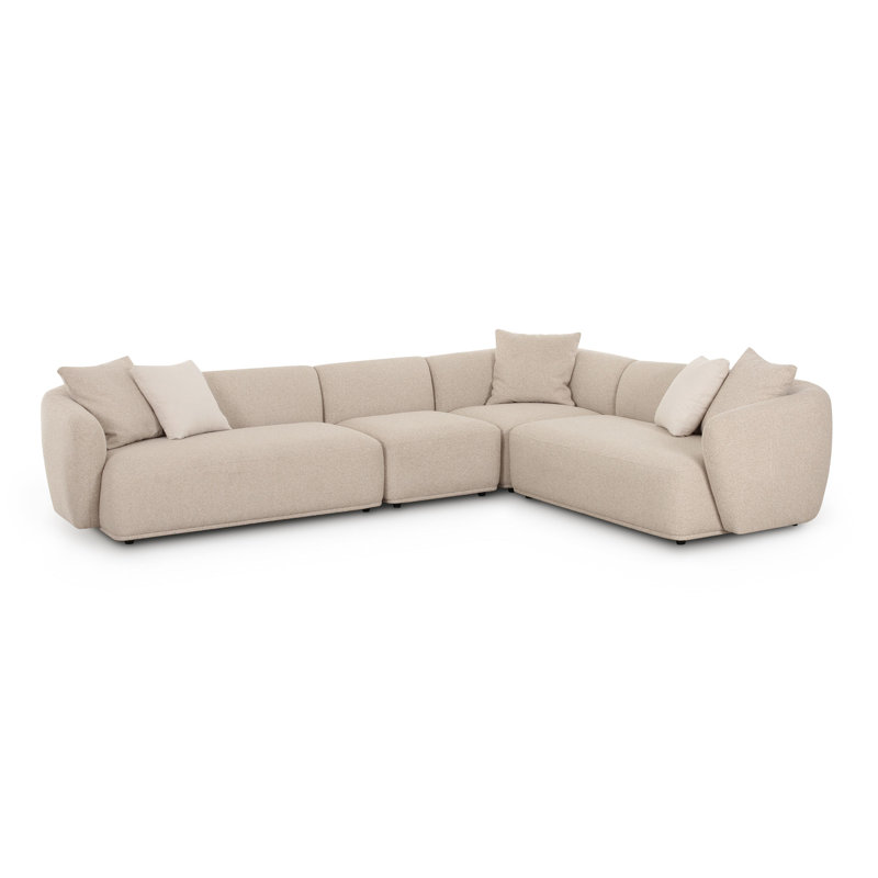  Canapé modulaire 4 pièces Sylvie, H 26 po x l 121,9 po x P 95 po
