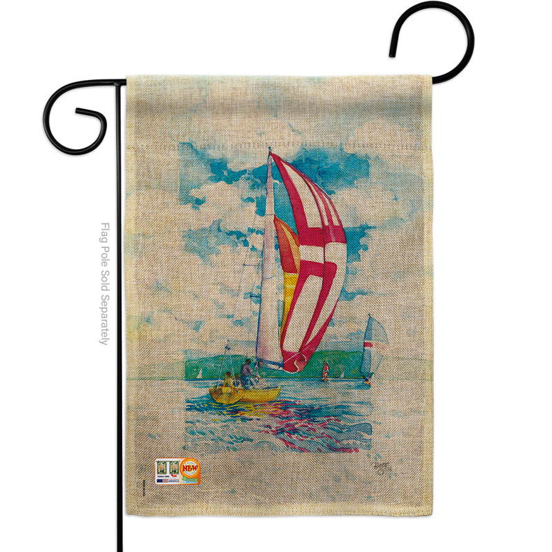 Drapeau de jardin en polyester 19 x 13 po Kinzel