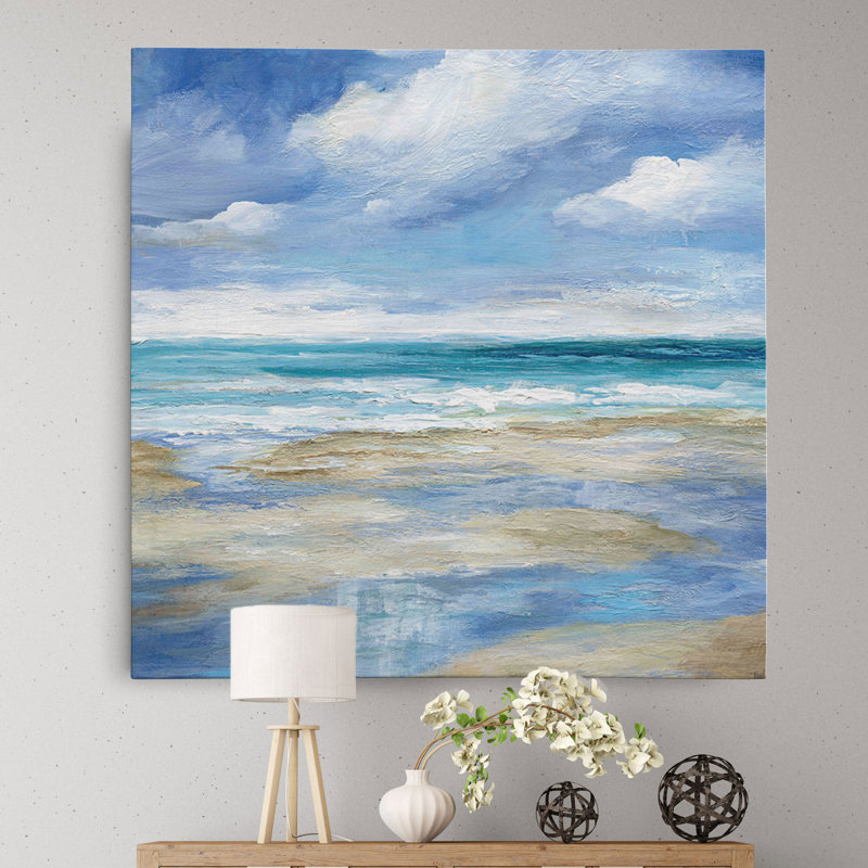 " Washy Coast I " by Nan, 32" H x 32" W x 1.5" D