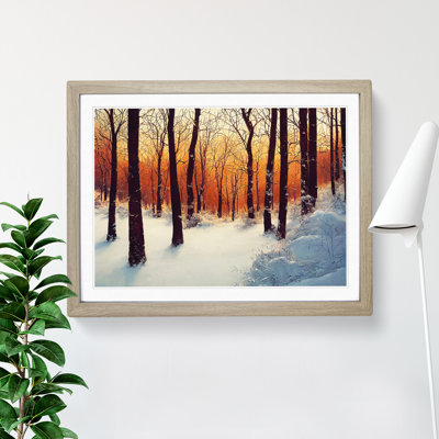 Miraculous Winter Forest - Framed Print