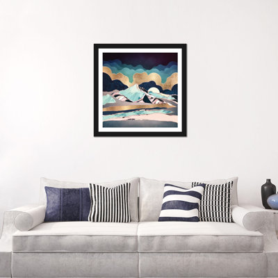 Indigo Spring - impression d'art graphique