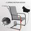 Ensemble de 2 fauteuils de salle à manger C-Spring Motion-1148233256