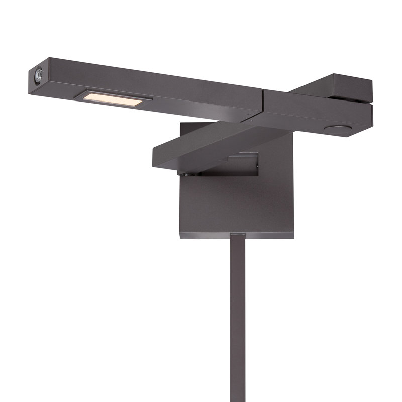 Bras pivotant à 1 lumière DEL Sagie, Bronze