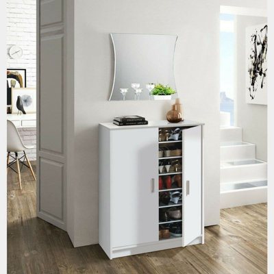 21 Pair Shoe Storage Cabinet