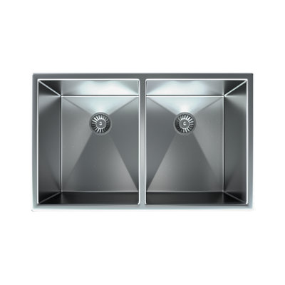 29'' L Mounting / Installation Required Double Bowl Stainless Steel Kitchen Sink