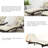 Outdoor Wicker Long Reclining Chair Set Of 2 , Wicker Reclining Lounge Chair Lawn Sunbathing Chairs Recliner Up To 150° Beach Poolside Garden-2047031834
