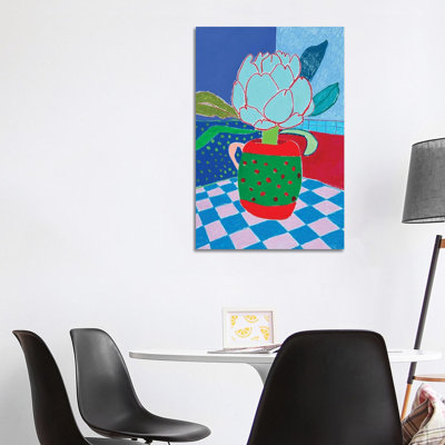 Artichoke In A Colorful Vase by Sasha Robinson - Gallery-Wrapped Canvas Giclée on Canvas