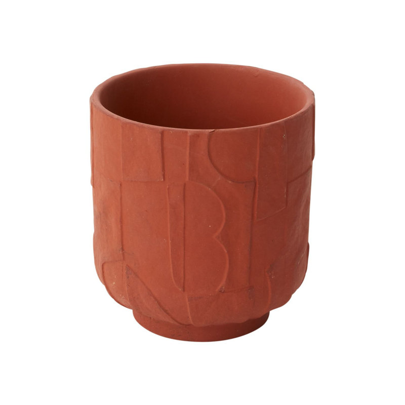 Pot à fleurs en céramique Xanthe, H 5 po x l 4,75 po x P 4,75 po
