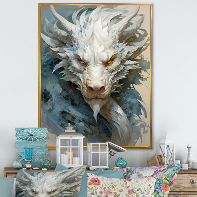 Dragon S Enchanted Realm II - Dragons Framed Canvas Print Wall Art