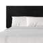 Très grand lit tapissier en velours noir-416449057-416449056