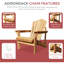 Chaise Adirondack Hillary Western Red Cedar