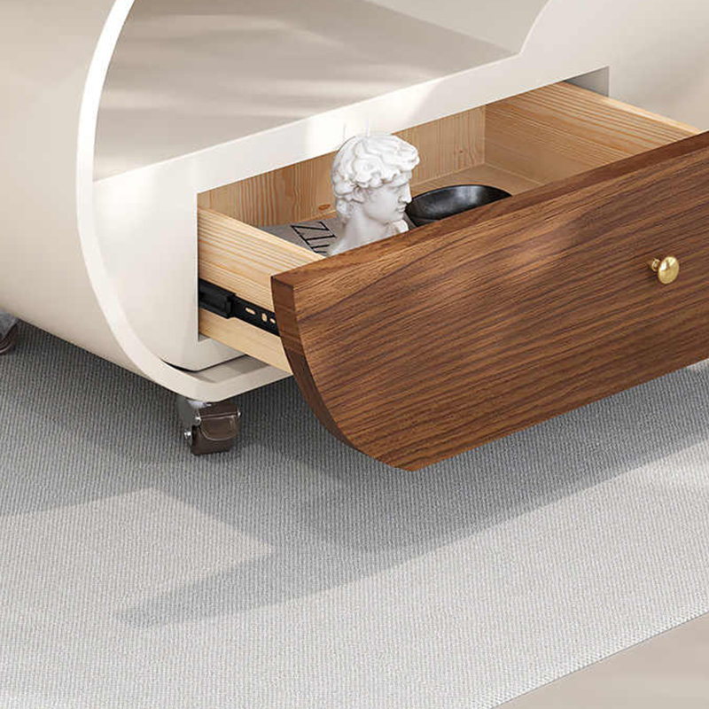 Cannady, Nut Brown/White, 19.68" H x 35.43" W x 17.71" D