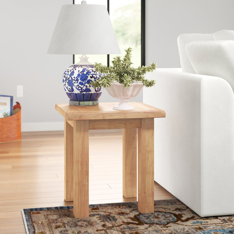 Pompey End Table, Waxed