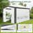 8 x 12 FT Outdoor Portable Walk-In Hobby Greenhouse, Flower House-116302481