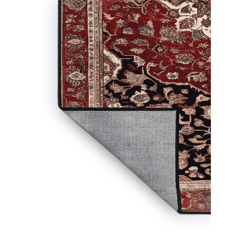 Tapis brun lavable à la machine, Tapis de couloir 2 pi x 5 pi