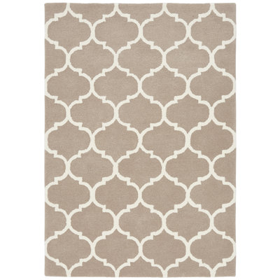 Reina Geometric Wool Hand Woven Area Rug
