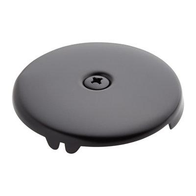 Overflow Cover Plate with Single Screw