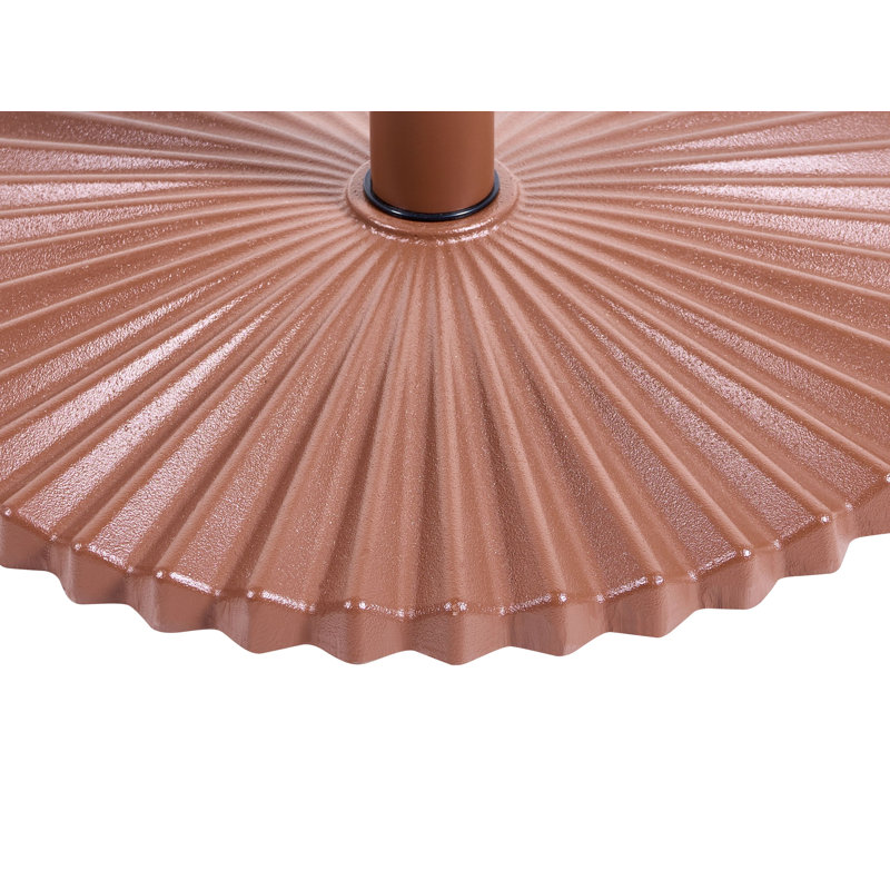 Parasol Base CAREZZA Round Brown 21 kg