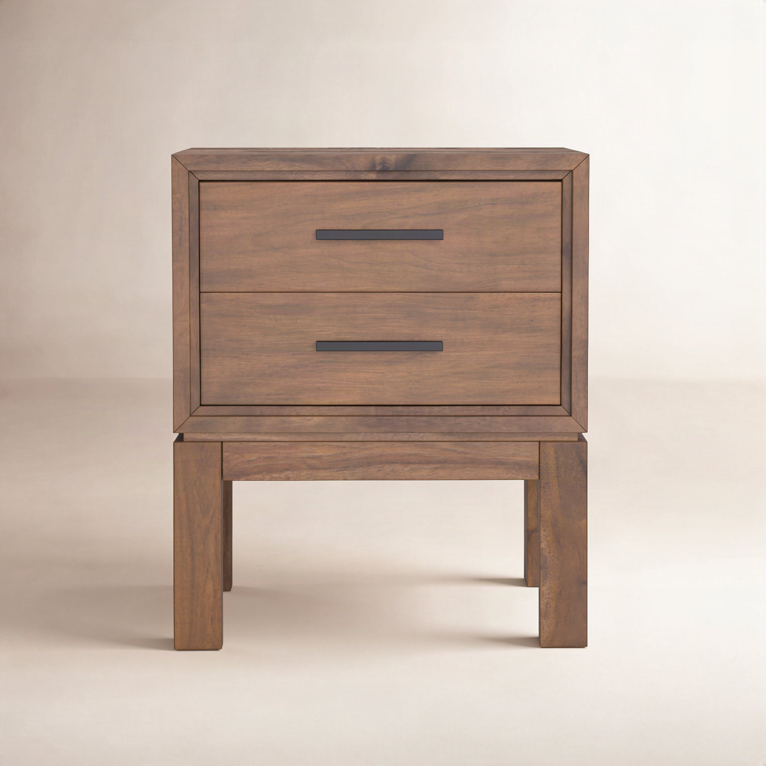Wrightia Mahogany Nightstand, Honey Maple