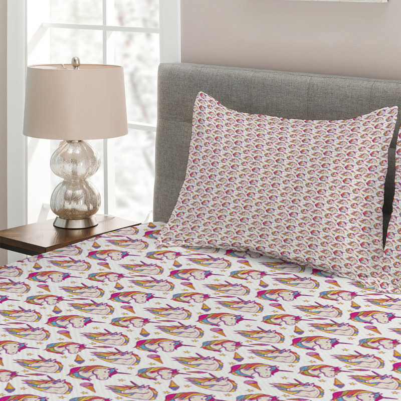 Coverlet, King Bedspread + 2 Shams