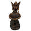Statue de jardin féerique en bronze 14 po