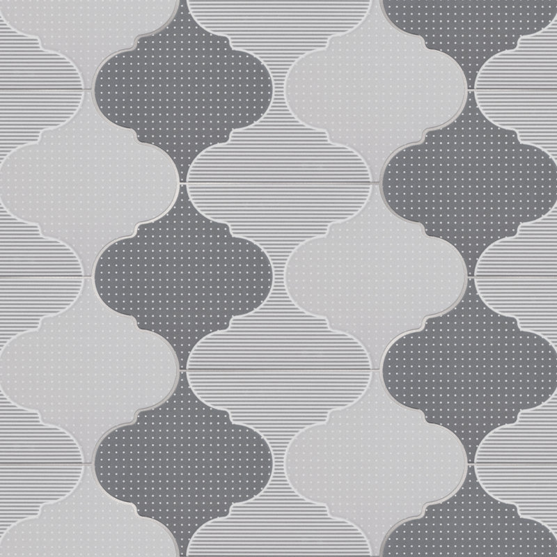 Arpeggio Rondo Provenzal 6" x 13" Porcelain Patterned Wall & Floor Tile