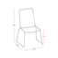 Ensemble de 2 chaises d'appoint / de salle à manger empilables pour la salle à manger d'extérieur Brittany-552376074