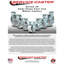 8 Inch Semi Steel Caster with Ball Bearing and Brake/Swivel Lock Service Caster