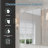 Recessed Or Surface Wall Mount Bathroom Medicine Cabinet With Adjustable Glass Shelves-126374936-126374933