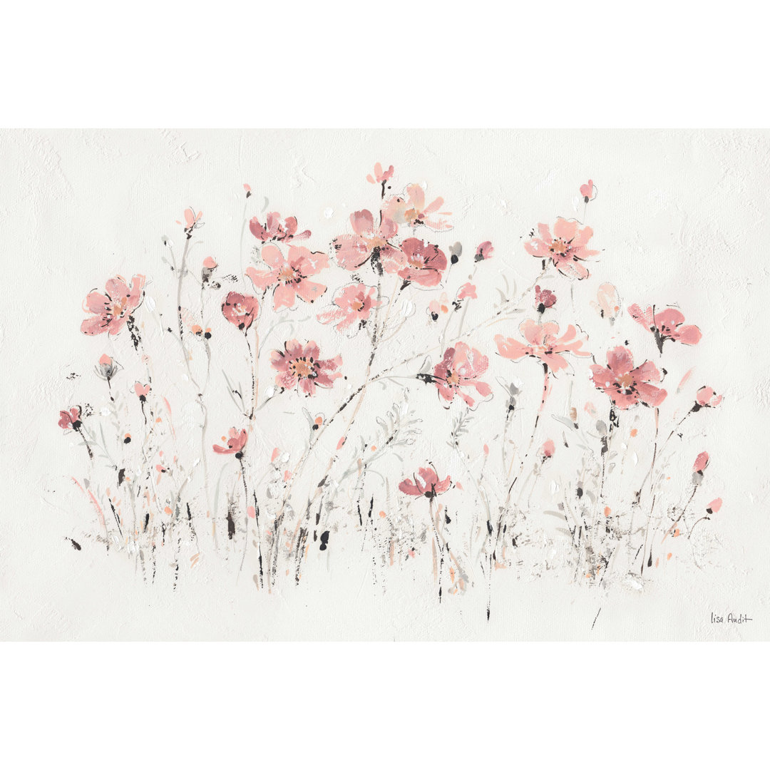 " Wildflowers I Pink " by Lisa Audit Rosalind Wheeler 