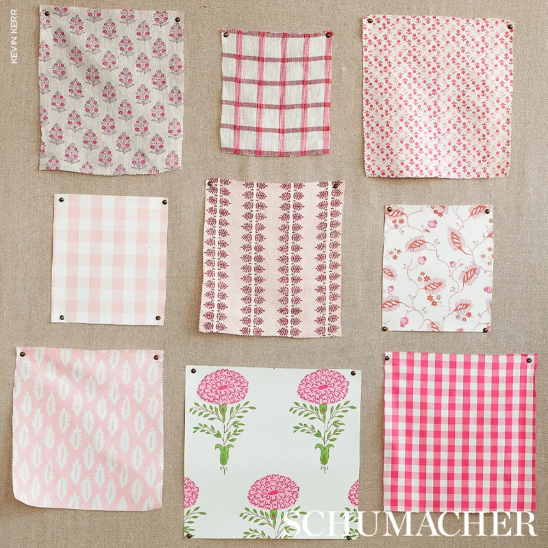 Maryam Vine Wallpaper, Pink/Red