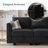 Tremee U-shaped Modular Sectional Sofa with Chaise-1532868417