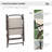 6 Piece Patio Dining Set For 4 With Umbrella