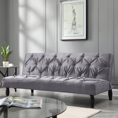 Vroman Single 71'' Upholstered Convertible Sofa