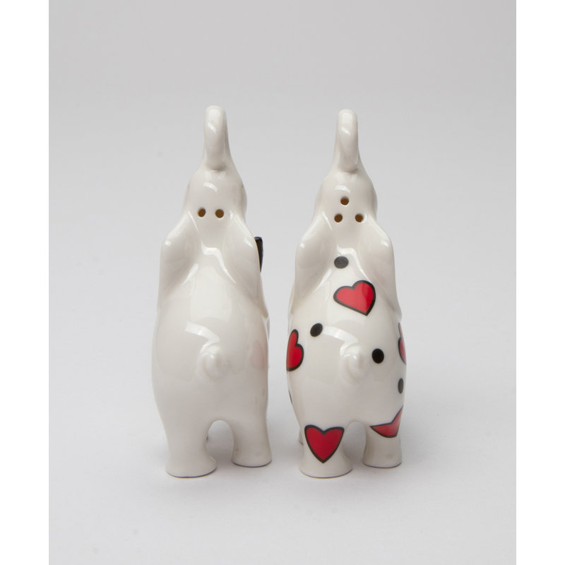 Valentine Elephant Salt And Pepper