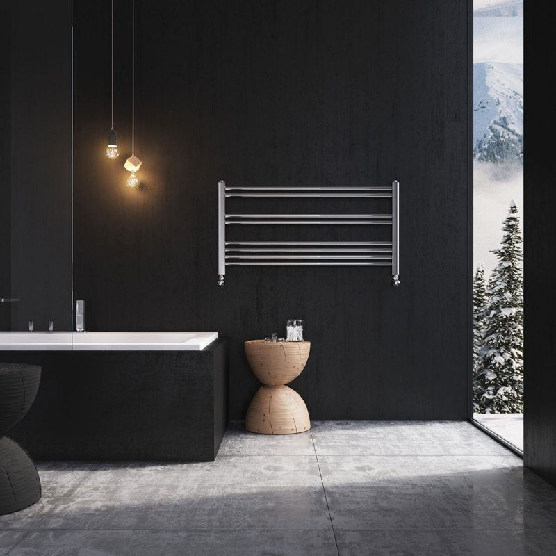 Straight Towel Rail Heated Towel Rails, 500mm H x 980mm W x 30m D