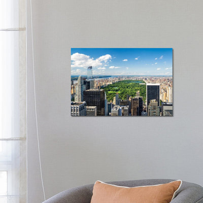 Central Park In New York City, USA by Jan Becke - Wrapped Canvas Print