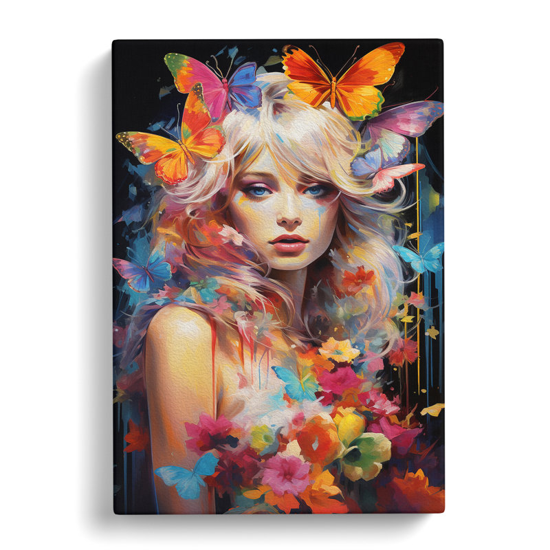 Fairy Pop Art - Wrapped Canvas, 50cm H x 35cm W x 3cm D