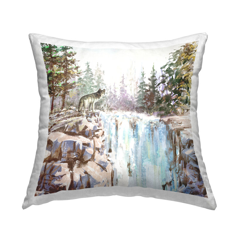 Coussin Waterfall Wilderness Woodland