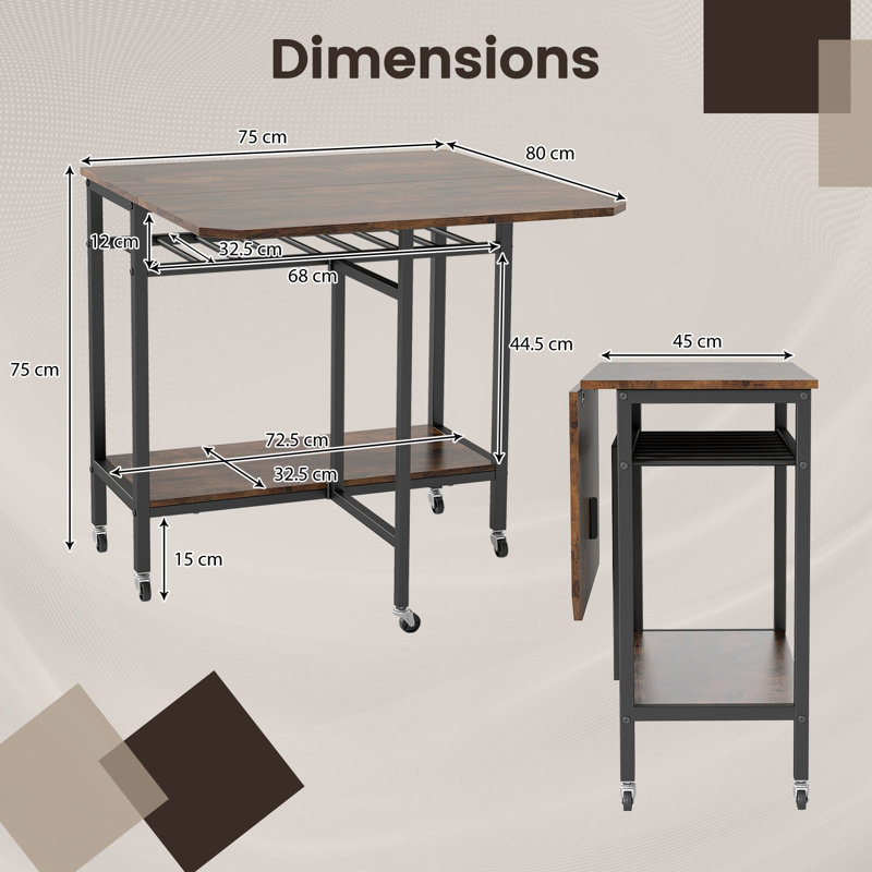 Metal Base Dining Table