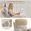 Fauteuil inclinable pivotant à bascule Delba à trois moteurs avec appui-tête et soutien lombaire réglables, ports USB et de type C, idéal pour la chambre d'enfant.-713669474