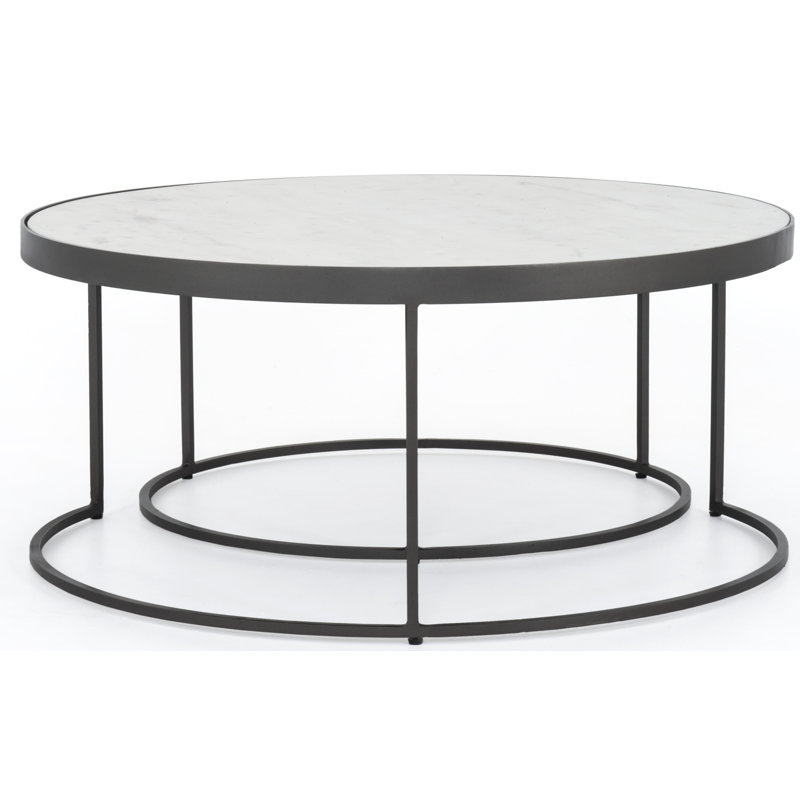 Evelyn Marble Nesting Coffee Table