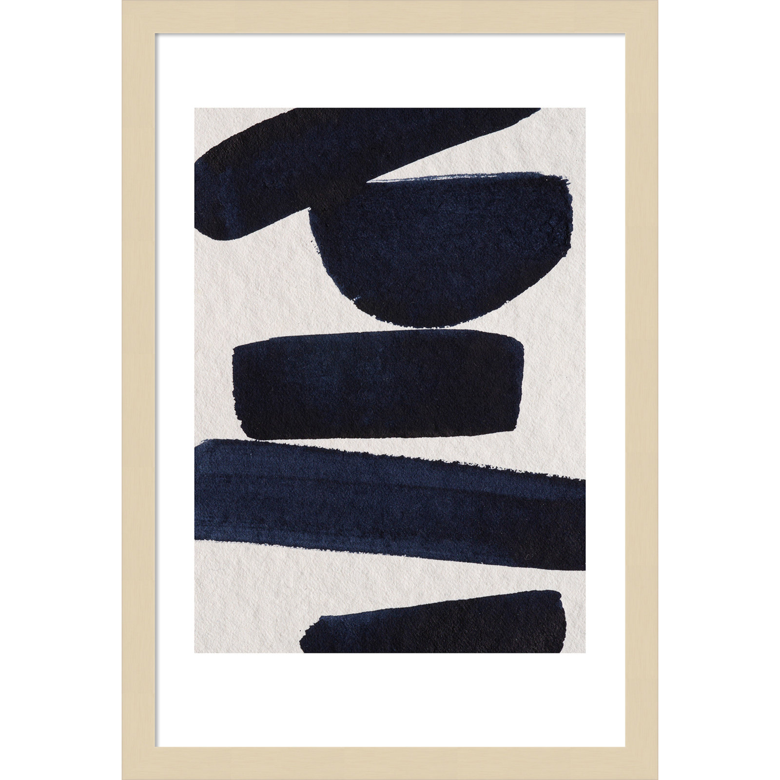 Japandi 5 by Simon West, Brown, 21.15" H x 14.4" W x 0.88" D
