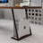 Tan Rectangular Solid Wood+Iron desks-107978738-107978740