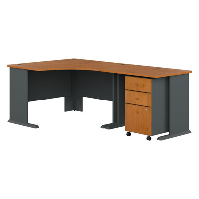 Bush Business Furniture Series A L-Shape Executive Desk & Reviews | Wayfair