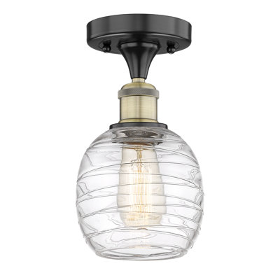 Plafonnier semi-encastré 1 lumière 6 po Magréb