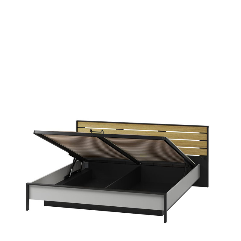 Amuda Ottoman Storage Bed, European Super King (180 x 200)