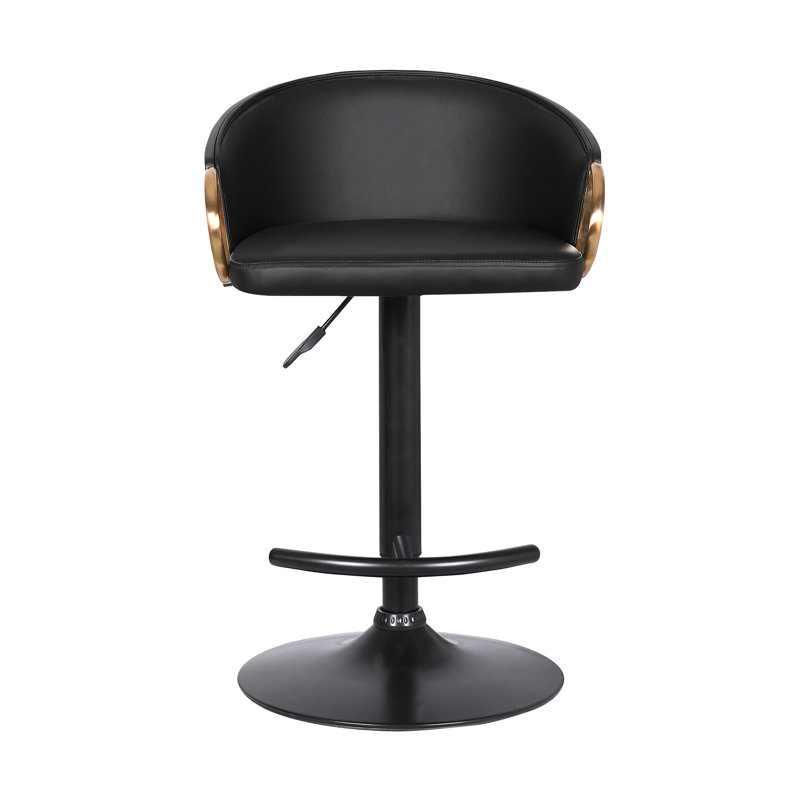 Chaise de bar pivotante à dossier bas 40 po