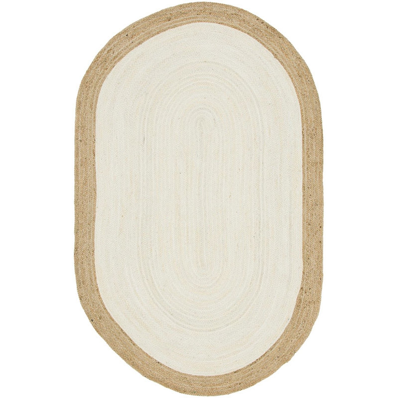 Tapis tressé à la main Ayako Southwestern, Ovale 5 pi x 8 pi